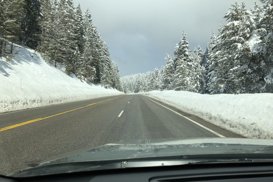 Winter driving can be beautiful